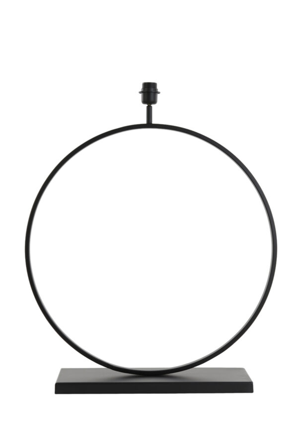 Zwarte ronde lampenvoet Light & Living Liva - H 79 cm - Image 2