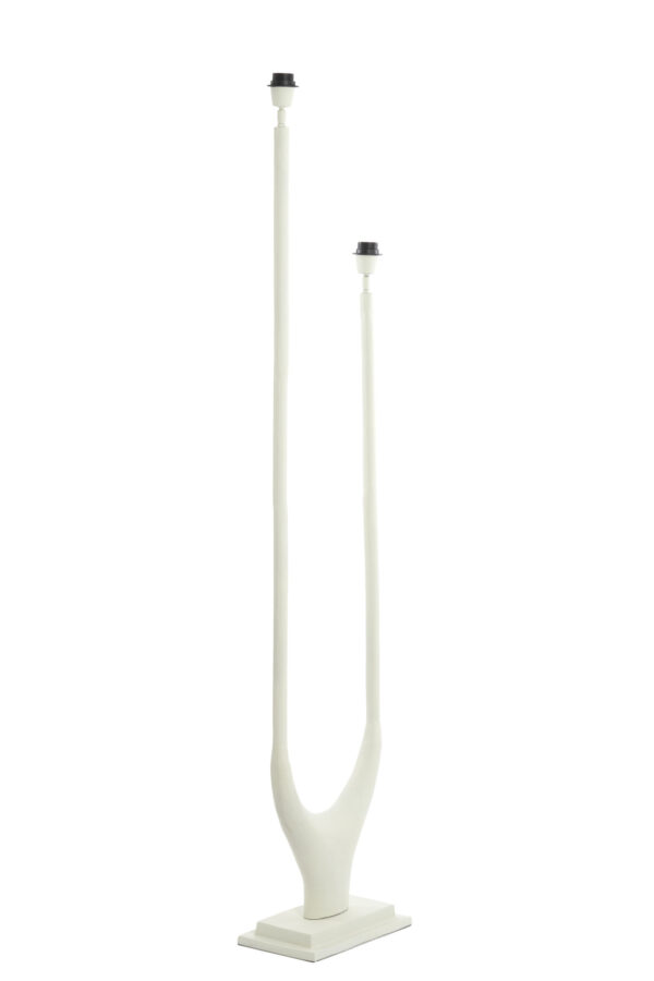 Witte twee breede lampenvoet Light & Living Gavi - H 149 cm - Image 3