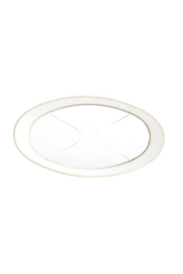 Stoffen lampenkap natuurlijke kleur Light & Living Livigno - H 20 cm - Image 5