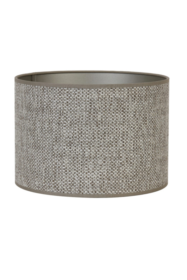 Stoffen lampenkap grijze structuur Light & Living Saverna - Ø 40 cm - Image 2