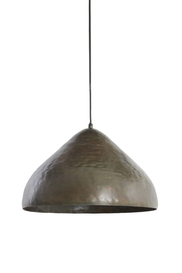 Conische metalen hanglamp zwart Light & Living Elimo - Ø 40 cm - Image 2