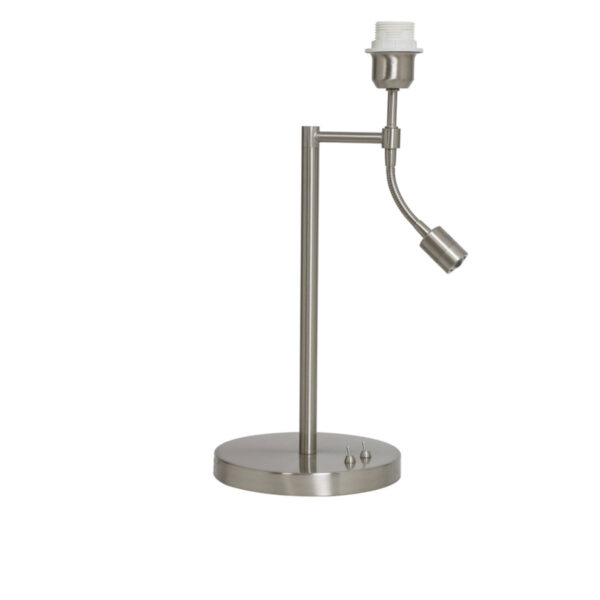 Klassieke zilveren tafellamp Light & Living Calgary - H 47,5 cm