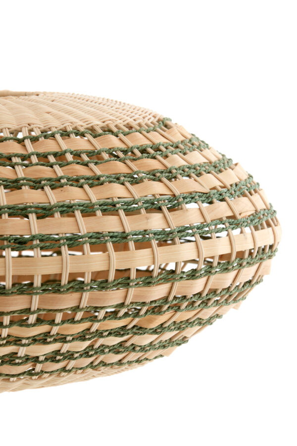 Gevlochten naturel hanglampkap Light & Living Tawela - Ø 59,5 cm - Image 3