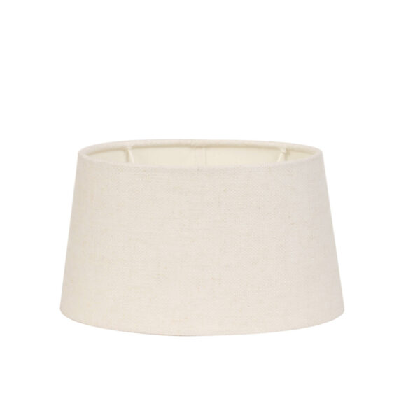 Originele crèmekleurige lampenkap van stof Light & Living Livigno - H 12 cm