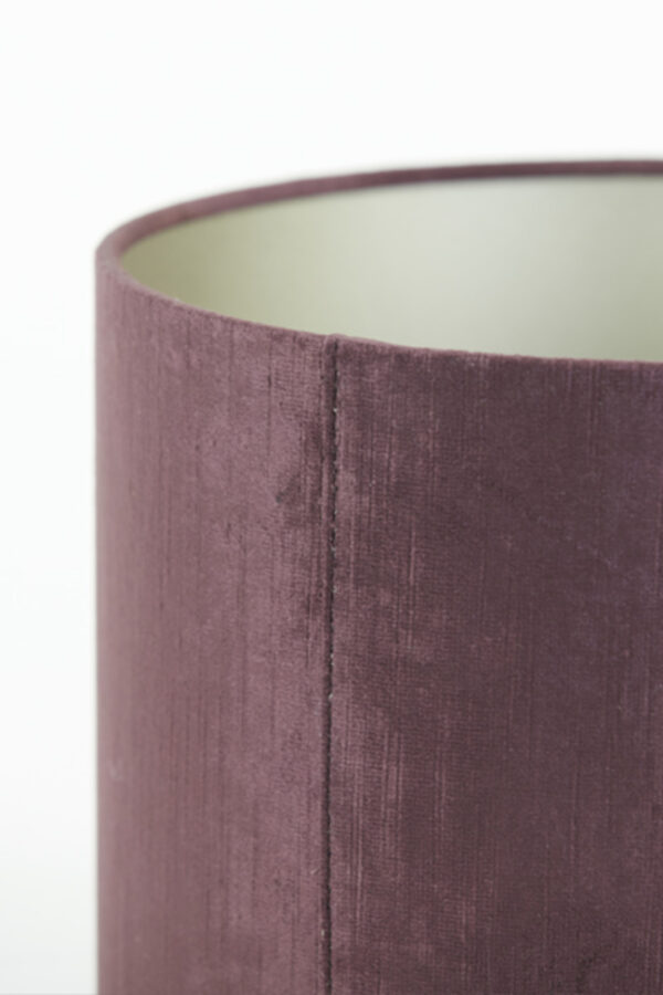 Paarse stoffen lampenkap cilindervormig Light & Living Gemstone - Ø 20 cm - Image 6