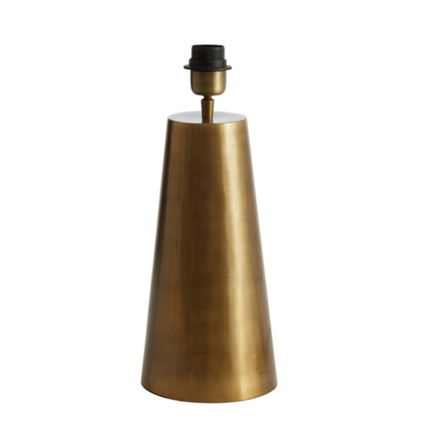 Bronskleurig conisch lampvoet Light & Living Yelos - H 35 cm