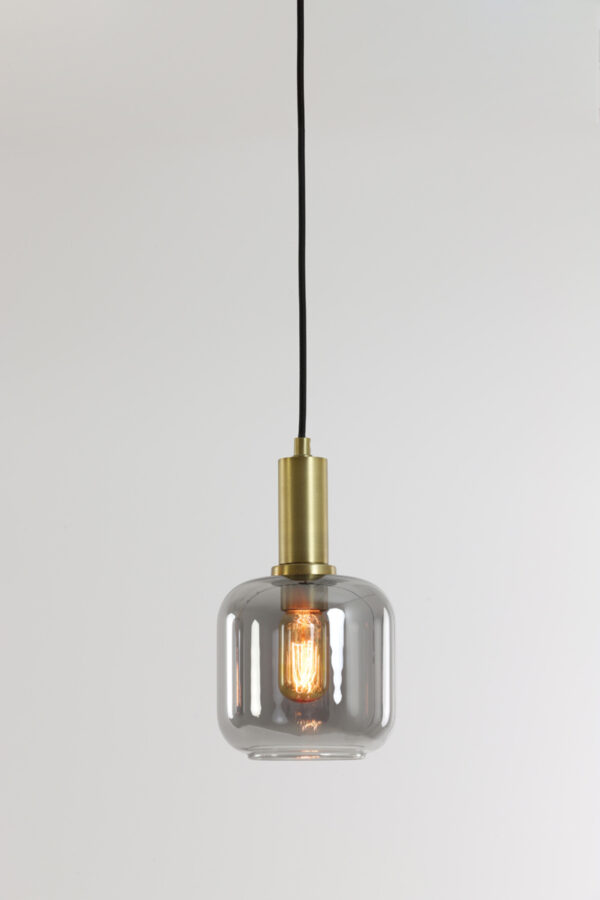 Glazen hanglamp met gouden accenten Light & Living Lekar - Ø 21 cm - Image 3