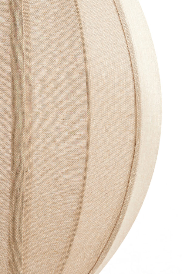 Beige stoffen hanglamp ovaal model Light & Living Milatos - Ø 28,5 cm - Image 7
