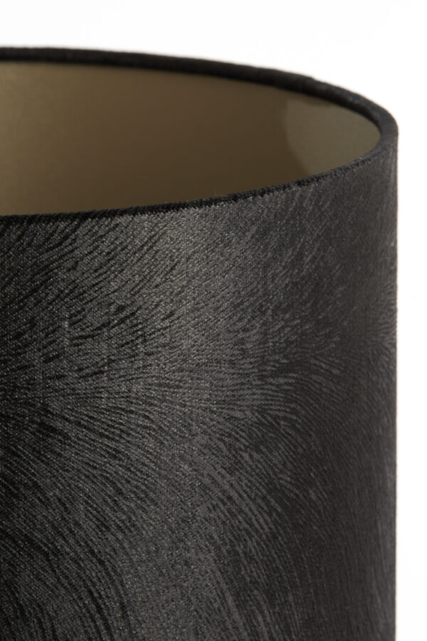 Cilindervormige lampenkap zwart Light & Living Lubis - Ø 30 cm - Image 8