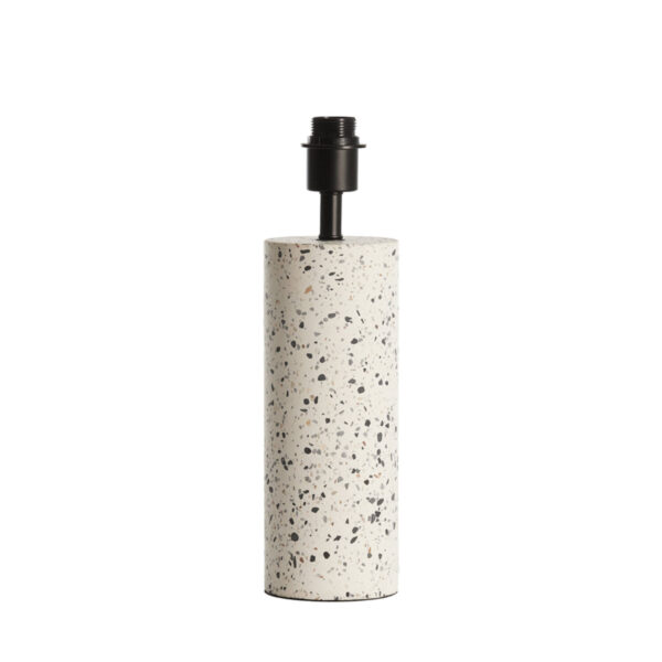 Cilinder lampvoet terrazzo motief Light & Living Randy - H 41 cm