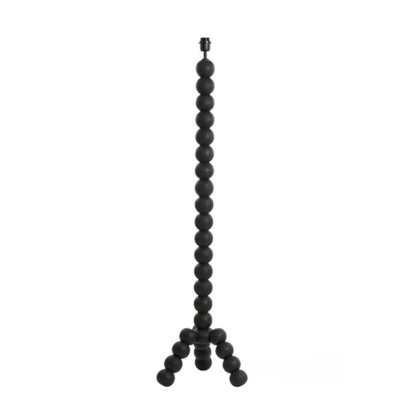 Zwarte lampvoet bolvormig Light & Living Veglio - H 130 cm