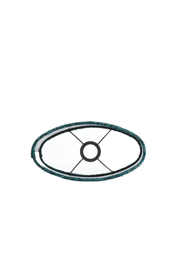 Groene cilindrische stoffen lampenkap Light & Living Osire - H 25 cm - Image 7