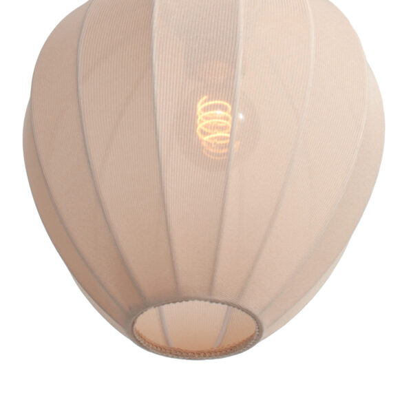 Cremekleurige japandi hanglamp Mexlite HaloSwap - Ø 25 cm - Image 3
