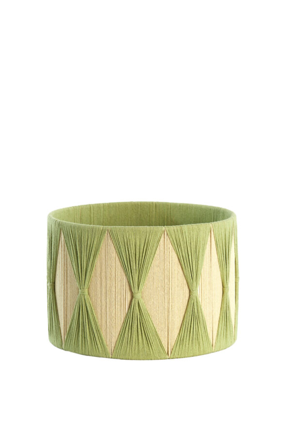 Groene lampenkap met een mooi patroon Light & Living Hannah - Ø 30 cm - Image 2