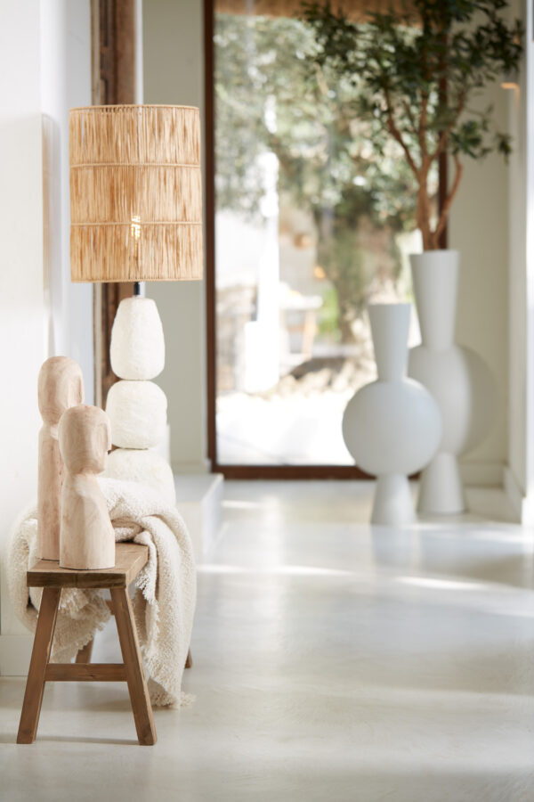 Moderne witkleurige lampenvoet Light & Living Marree - H 52 cm - Image 4
