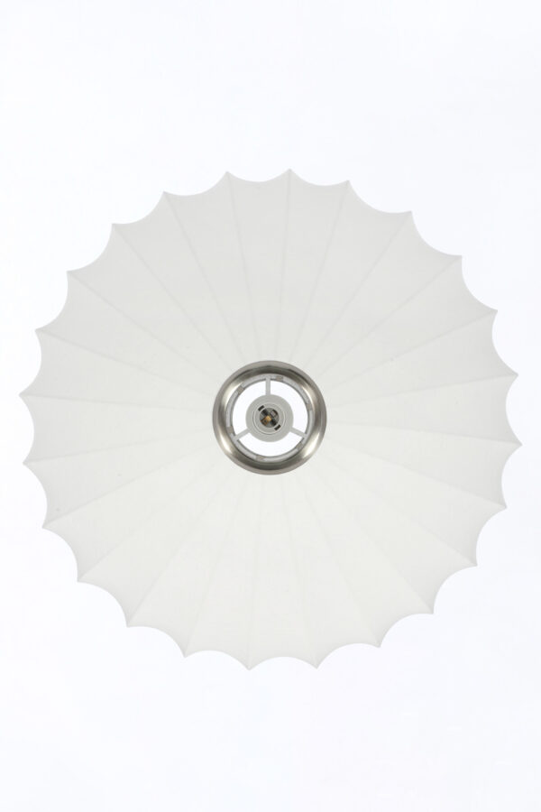 Schelpvormige witte hanglamp Light & Living Fay - Ø 60 cm - Image 6