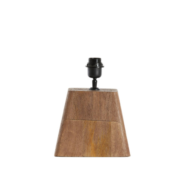 Houten lampvoet met stevige fitting Light & Living Kardan - H 19 cm