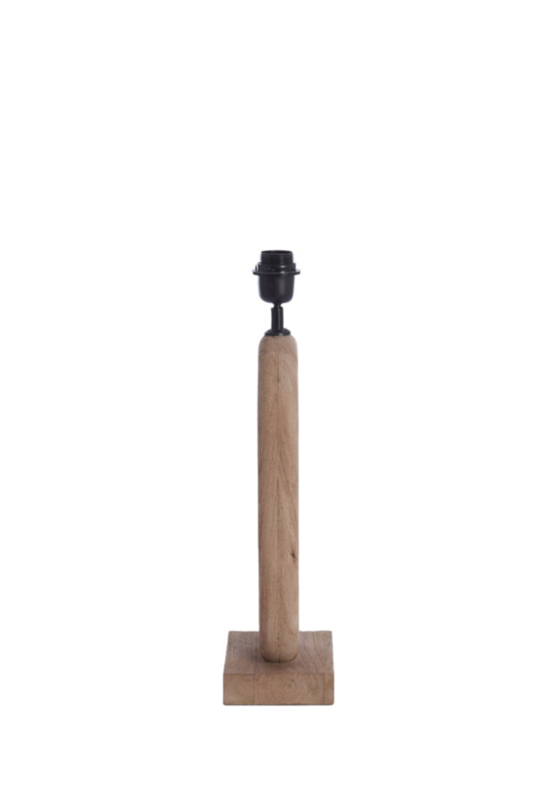 Ovale lampvoet van hout Light & Living Paceco - H 44 cm - Image 5