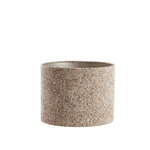 Cilindervormige beige stoffen lampenkap Light & Living Osire - Ø 40 cm