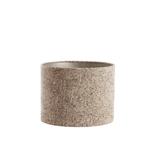 Cilindervormige beige stoffen lampenkap Light & Living Osire - Ø 40 cm