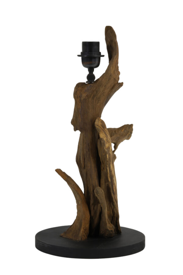 Houten lampenvoet decoratief design Light & Living Ikal - H 50 cm - Image 6
