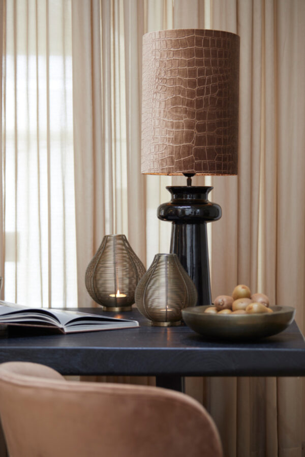 Gouden lampenkap krokodillenprint Light & Living Praya - Ø 30 cm - Image 4