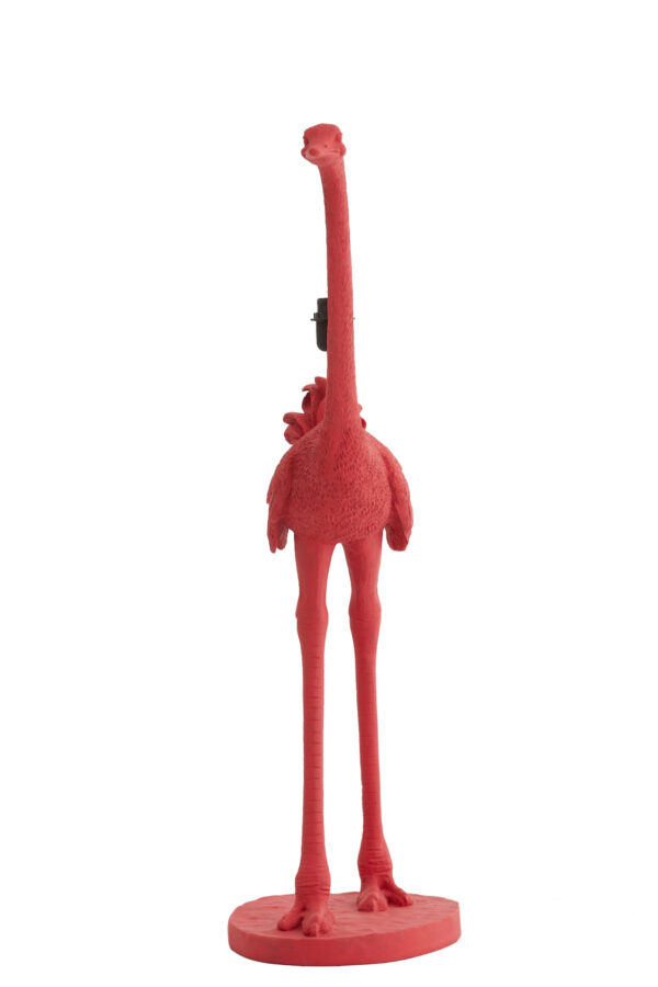 Roze struisvogel lampenvoet Light & Living Ostrich - H 95 cm - Image 5