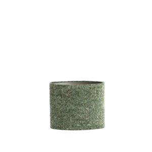 Cilindervormige lampenkap in groene kleur Light & Living Osire - H 25 cm