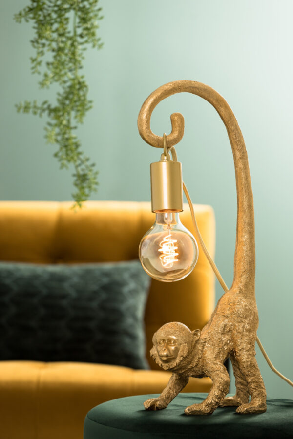 Tafellampen Light & Living Monkey in warme kleur – H 6,5 cm - Image 4