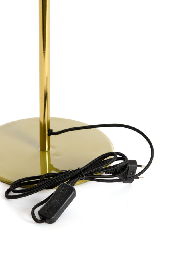 Gouden metalen tafellamp met kapje Light & Living Surin - H 47 cm - Image 6