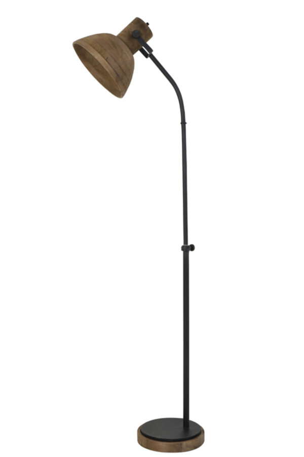 Industriële vloerlamp hout Light & Living Imbert - H 129 cm - Image 5