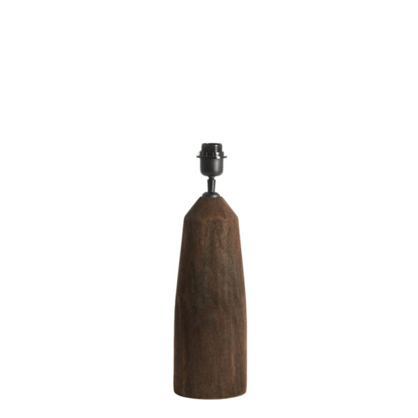 Houten lampvoet conische vorm Light & Living Trapani - H 35 cm