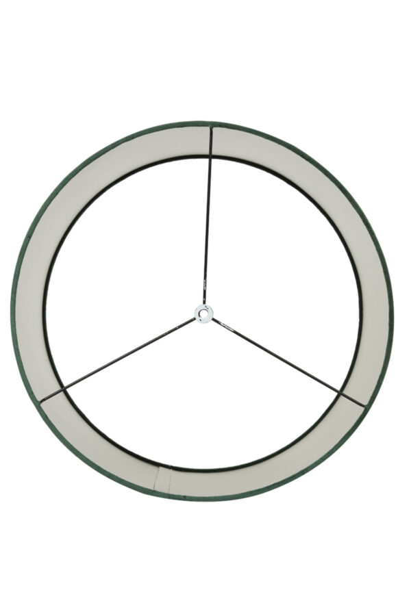 Groene cilindervormige lampenkap Light & Living Velours - Ø 45 cm - Image 4
