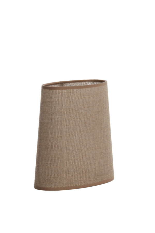 Lampenkap in bruine stof Light & Living Caden - H 23 cm - Image 3