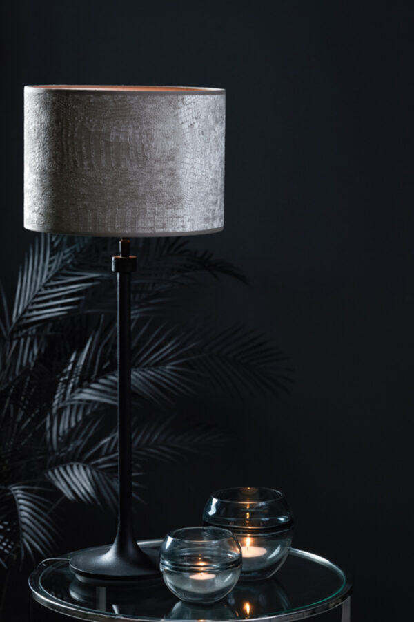Klassieke zwarte lampenvoet Light & Living Olando - H 59 cm - Image 4