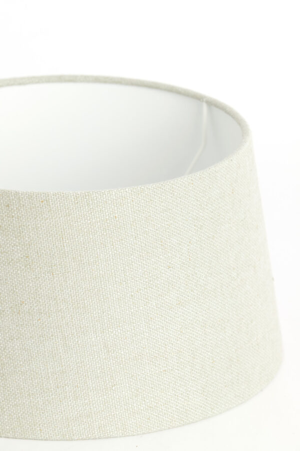 Stijlvolle stoffen lampenkap in beige Light & Living Livigno - Ø 25 cm - Image 4