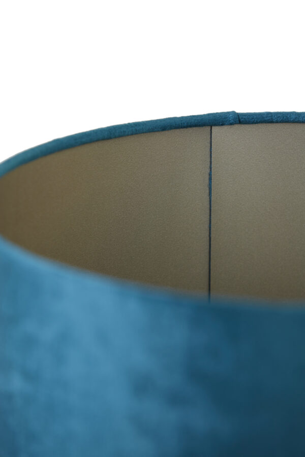 Blauwe cilindervormige lampenkap voor stijl Light & Living Gemstone - Ø 35 cm - Image 6