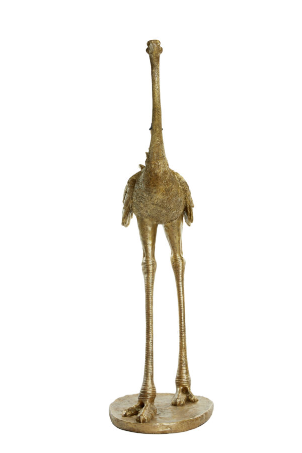Gouden struisvogel lampvoet Light & Living Ostrich - H 146,5 cm - Image 6