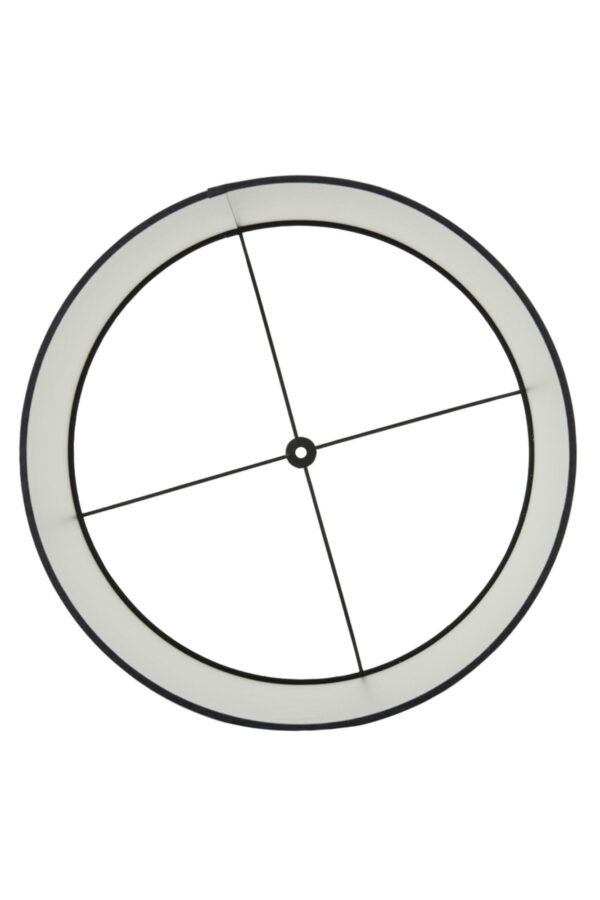 Originele zwarte cilindervormige lampenkap Light & Living Velours - Ø 45 cm - Image 4