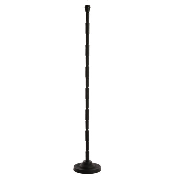 Zwarte geribbelde lampenvoet Light & Living Kabati - H 147 cm
