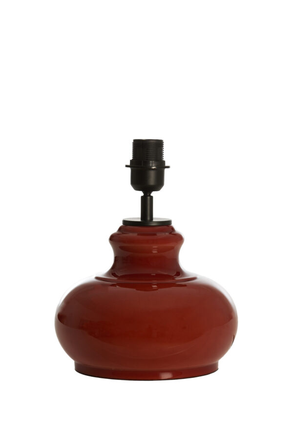Rood keramische lampenvoet Light & Living Verde - H 28,5 cm - Image 2