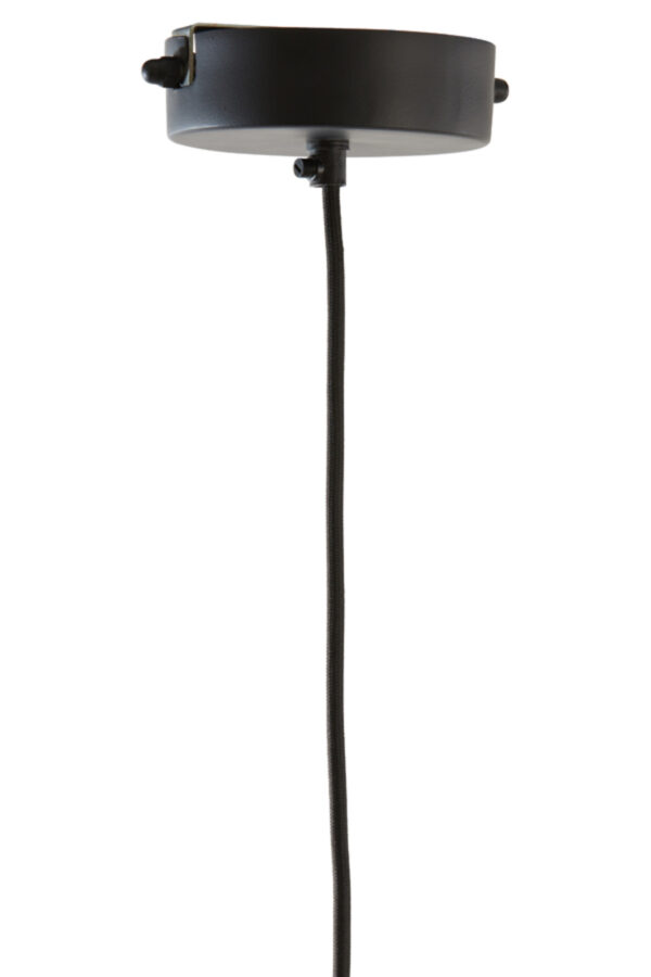 Zwarte metalen hanglamp strak design Light & Living Desi - Ø 18 cm - Image 7
