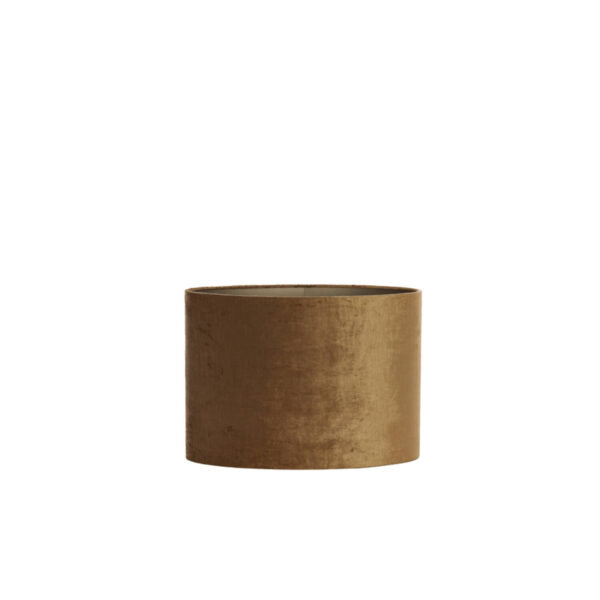 Gouden cilindervormige lampenkap in stijl Light & Living Gemstone - H 32 cm