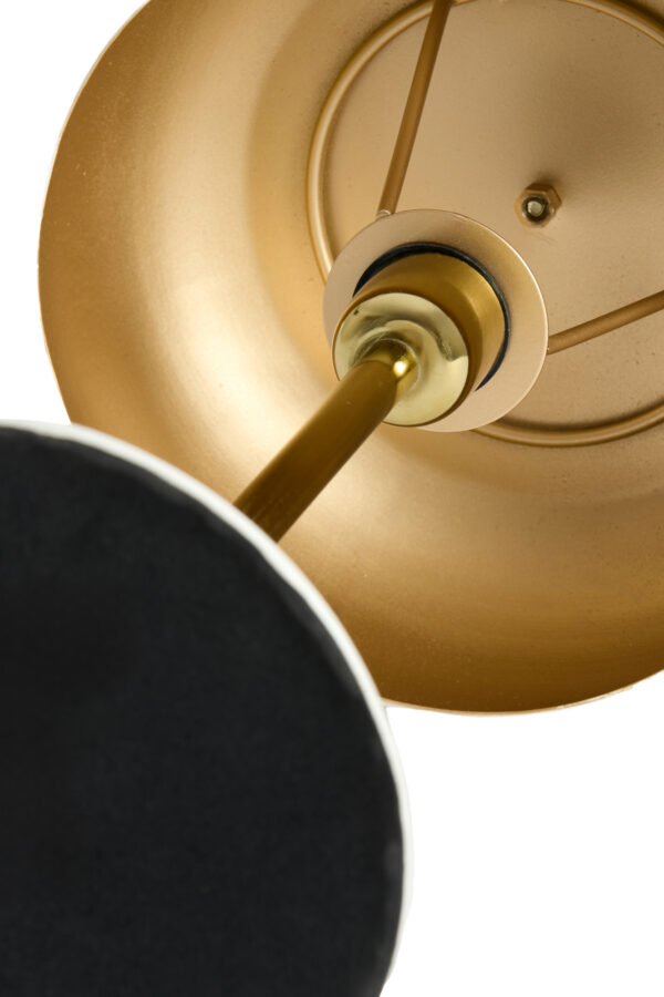 Gouden metalen tafellamp met kapje Light & Living Surin - H 47 cm - Image 7