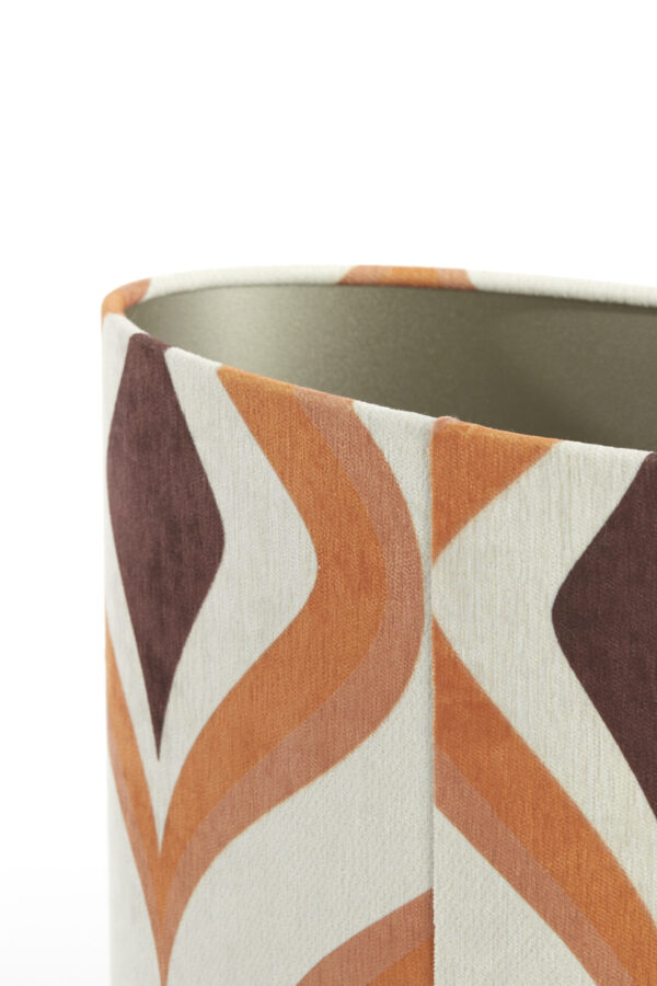 Retro lampenkap geometrisch patroon Light & Living Cookie - H 28 cm - Image 5