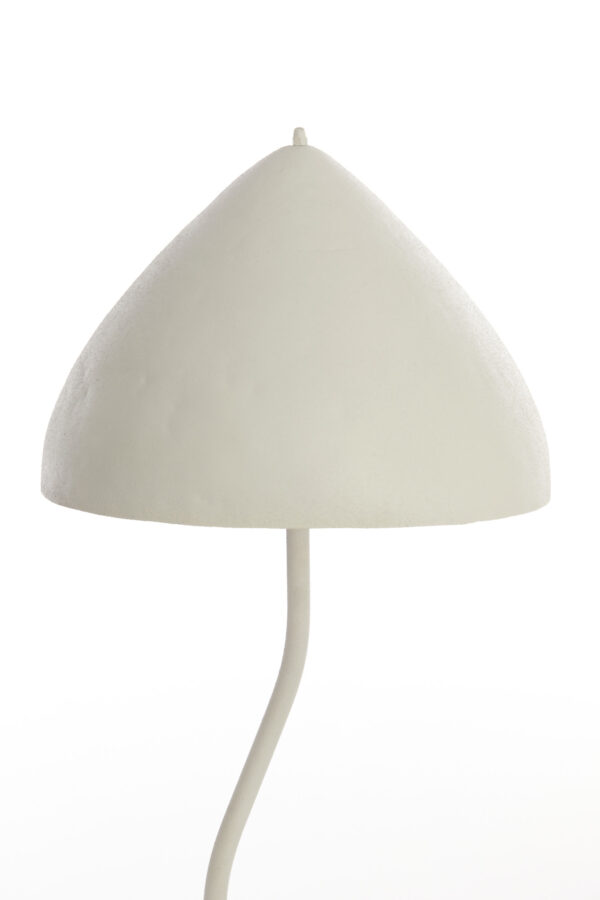 Tafellamp sierlijk wit gewelfd Light & Living Elimo - H 67 cm - Image 3