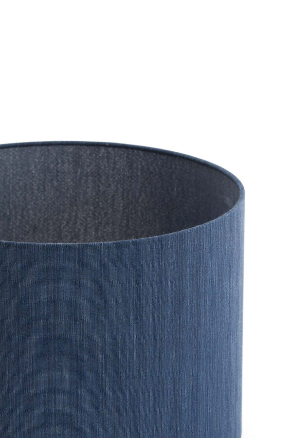 Cilindervormige lampenkap in blauwe kleur Light & Living Harper - Ø 30 cm - Image 3