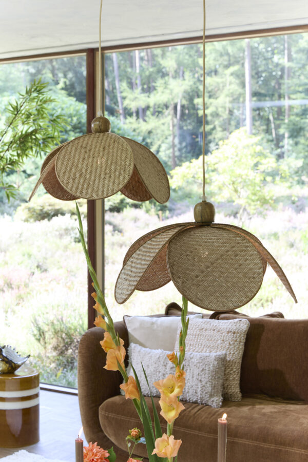 Rotan hanglamp natuurlijke look Light & Living Lavrio - Ø 48 cm - Image 4