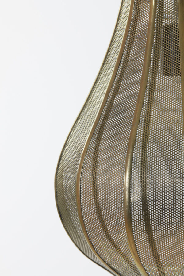 Gouden metalen gaas hanglamp Light & Living Micha - Ø 29 cm - Image 6