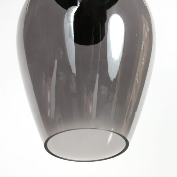 Hanglamp met kleine rookglas druppelkap Mexlite HaloSwap - Ø 15 cm - Image 8